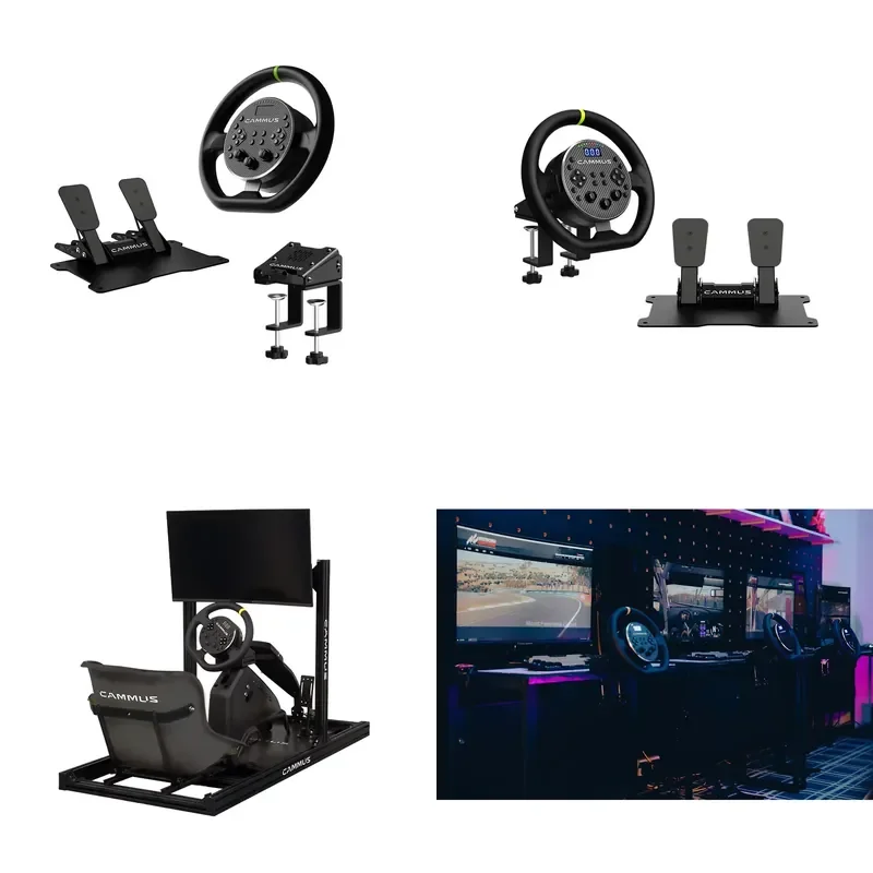 CAMMUS C5 Direct Drive 5nm Base Gaming Steering Wheel 2 in 1 Driving Racing Simulator
CAMMUS C5 Direct Drive 5nm Base Gaming Steering Wheel 2 in 1 Driving Racing Simulator