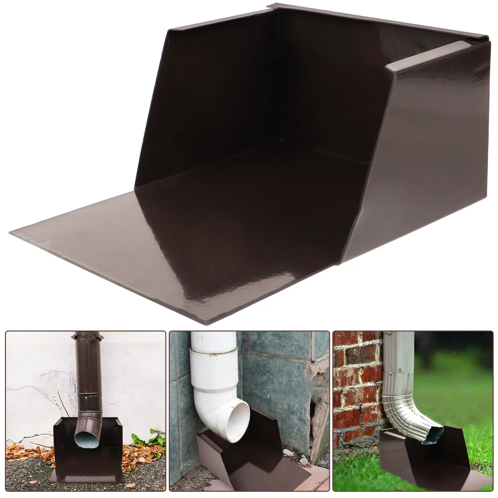 Sturdy Aluminum Alloy Rain Downspout Splash Block Gutter Splash Block for Foundation Protection Quick Rainwater Drainage Villa
Sturdy Aluminum Alloy Rain Downspout Splash Block Gutter Splash Block for Foundation Protection Quick Rainwater Drainage Villa