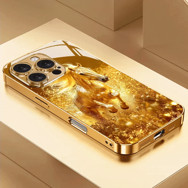 A Luxurious And Stylish Phone Case Featuring Horse Glass for Iphone 17, 16, 15, 14, 13, 12, 11, Pro Max, Plus, Pro, 16E, 17Air
A Luxurious And Stylish Phone Case Featuring Horse Glass for Iphone 17, 16, 15, 14, 13, 12, 11, Pro Max, Plus, Pro, 16E, 17Air