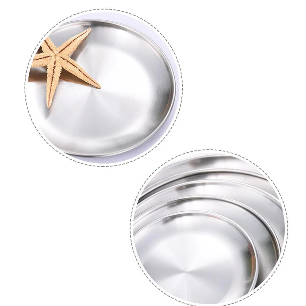 Barbecue Tray Cake Dish Round Plate Food Dinner Plates Stainless Steel Dishwasher
Barbecue Tray Cake Dish Round Plate Food Dinner Plates Stainless Steel Dishwasher