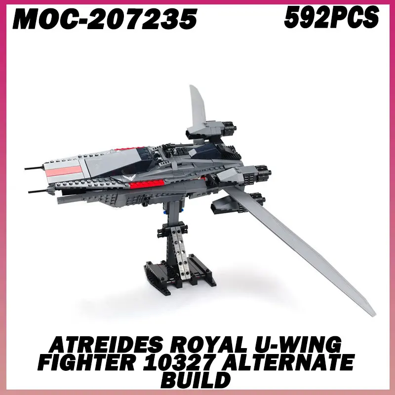 592PCS MOC-207235 Atreides Royal U-Wing Fighter Model Building Block Diy Creative Assembly Educational Bricks Toys Kid Gift
592PCS MOC-207235 Atreides Royal U-Wing Fighter Model Building Block Diy Creative Assembly Educational Bricks Toys Kid Gift