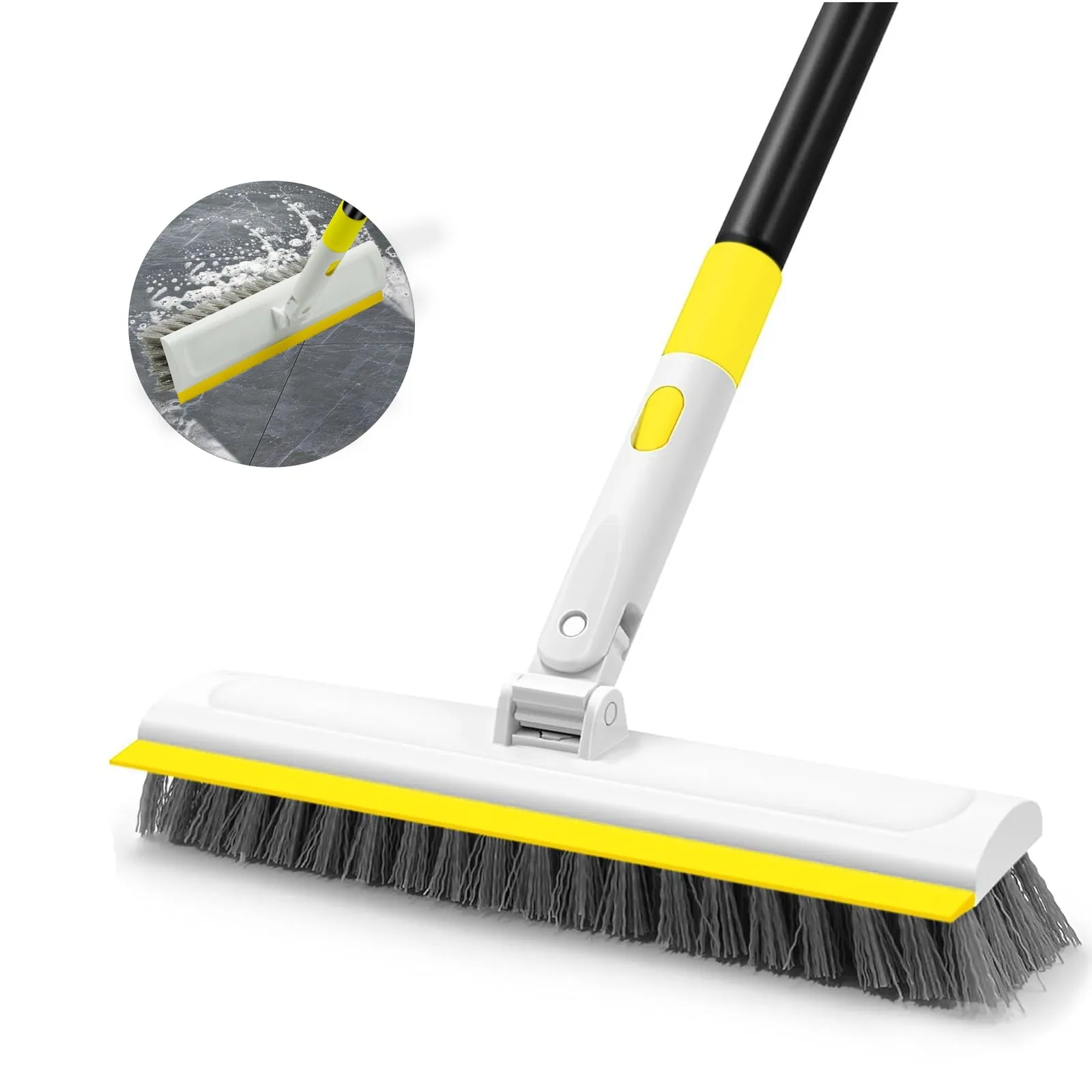 Floor Scrub Brush with Long Handle for Bathroom Kitchen Deck Tile Tub Floor
Floor Scrub Brush with Long Handle for Bathroom Kitchen Deck Tile Tub Floor