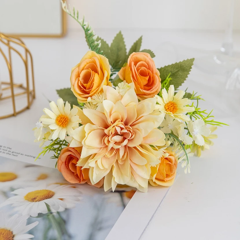 1PC Artificial Rose Flowers Wedding Home Bedroom Decor Bridal Bouquets Garden Fake Silk Dahlia Hydrangeas Vases Outdoor Art Wall
1PC Artificial Rose Flowers Wedding Home Bedroom Decor Bridal Bouquets Garden Fake Silk Dahlia Hydrangeas Vases Outdoor Art Wall
