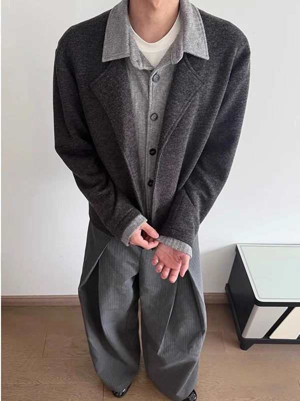 Мужской вязаный кардиган Tangz Studio с вышивкой в виде пшеничного колоса, имитация двухслойности, приталенный крой, американский повседневный стиль, длинный рукав
Мужской вязаный кардиган Tangz Studio с вышивкой в виде пшеничного колоса, имитация двухслойности, приталенный крой, американский повседневный стиль, длинный рукав