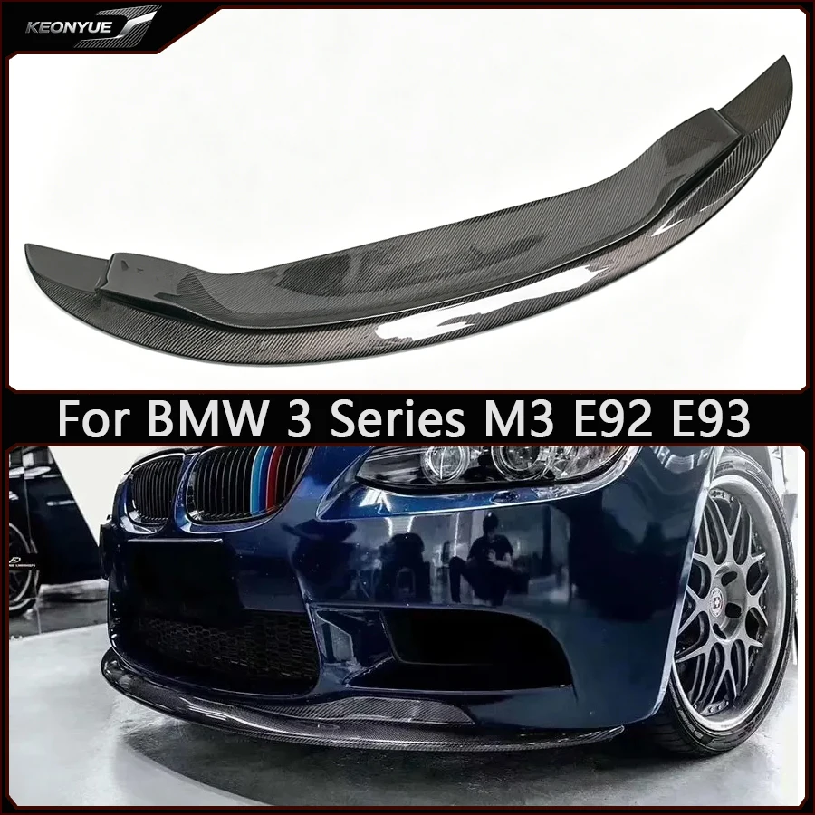 For BMW 3 Series M3 E92 E93 Carbon Fiber Front lip Car Bumper Diverter Spoiler Diffuser Front Chin Car Accessories Body Kit
For BMW 3 Series M3 E92 E93 Carbon Fiber Front lip Car Bumper Diverter Spoiler Diffuser Front Chin Car Accessories Body Kit