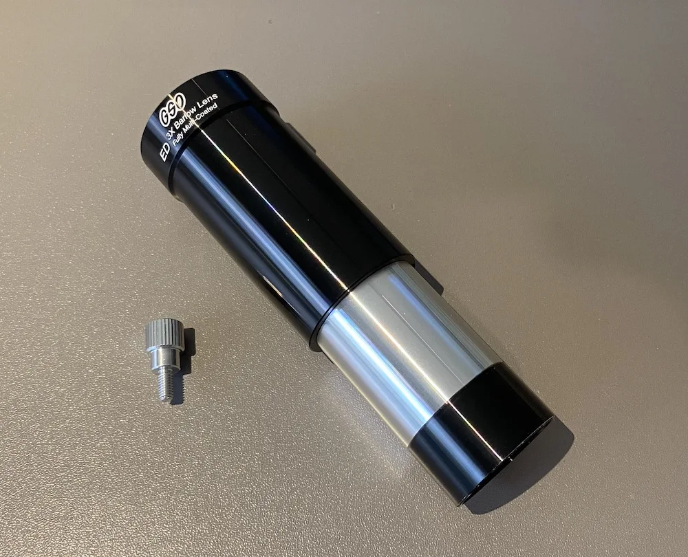 GSO 1.25" 3x ED Barlow Lens for Telescope High Magnification Precision Astronomical Accessory
GSO 1.25" 3x ED Barlow Lens for Telescope High Magnification Precision Astronomical Accessory
