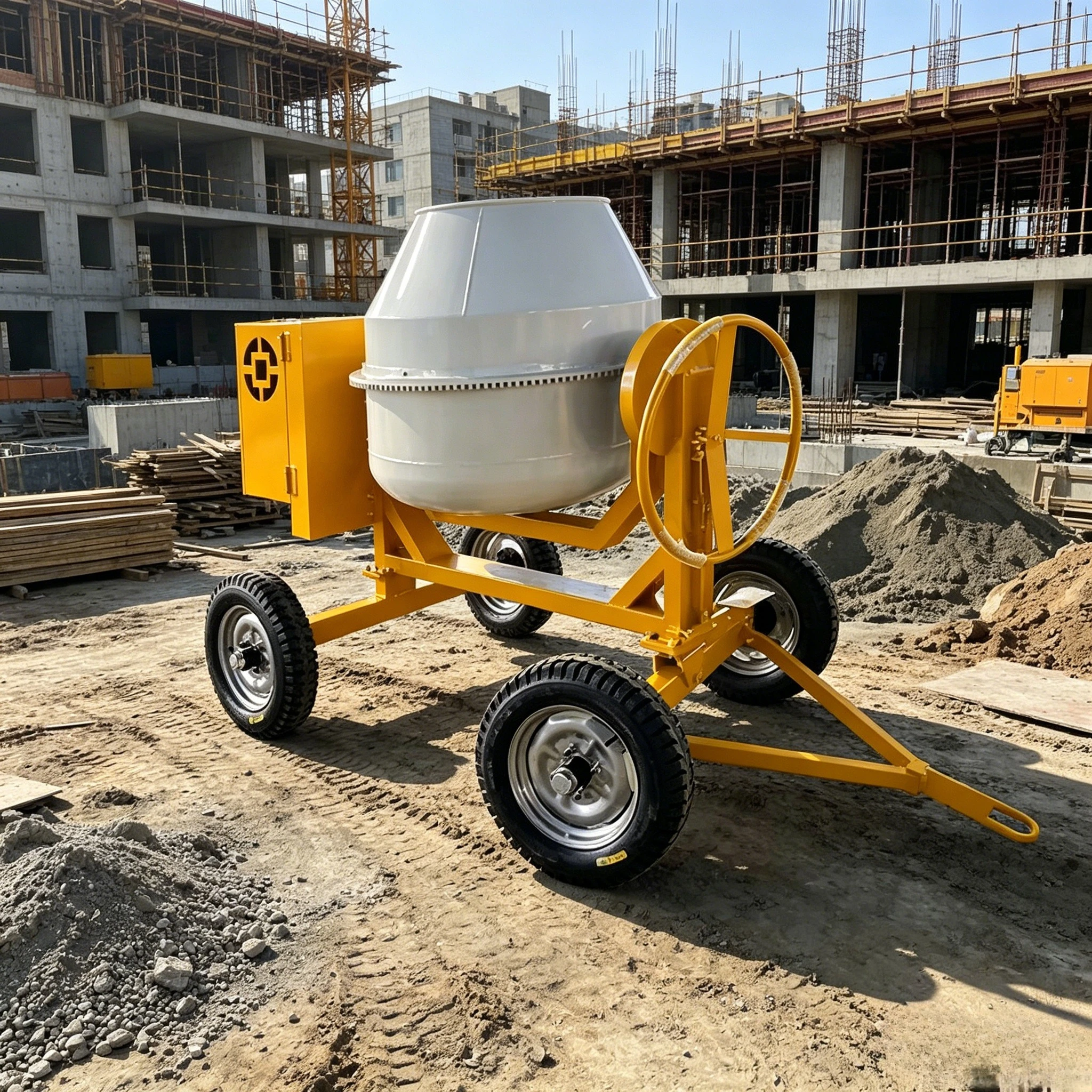 YG Customized High Quality Tilting Drum Concrete Mixer Durable and Easy-to-Use for Efficient Mixing in Construction Projects
YG Customized High Quality Tilting Drum Concrete Mixer Durable and Easy-to-Use for Efficient Mixing in Construction Projects