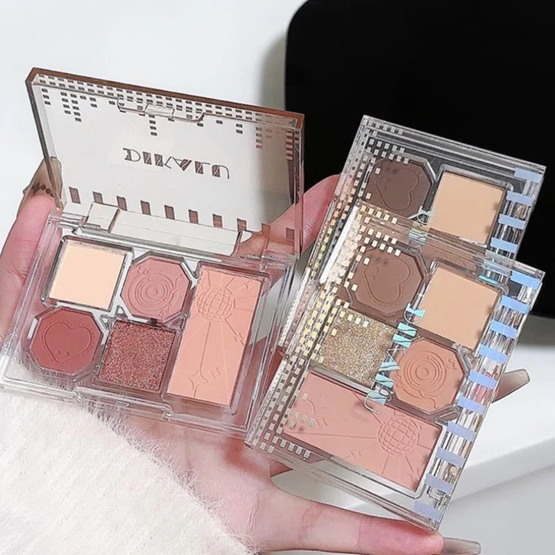 DIKALU 5 Colors Eye Shadow Plate Soft Mist Dark Eyes Matte Pearlescent Long Lasting Waterproof Eye Pigments Makeup Plate Korean
DIKALU 5 Colors Eye Shadow Plate Soft Mist Dark Eyes Matte Pearlescent Long Lasting Waterproof Eye Pigments Makeup Plate Korean