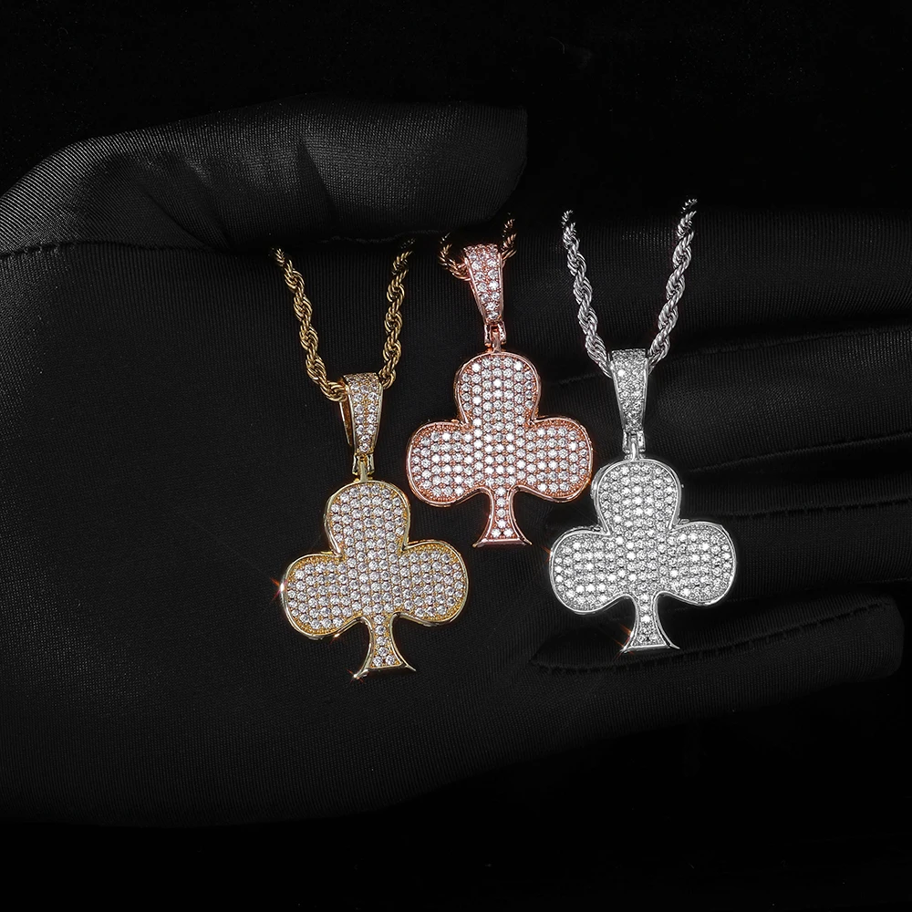 ESKEEM Fortune Lucky Charm Plum Blossoms and Peach Blossoms Pendant Poker Iced Out Hip Hop Jewelry Custom Pendant
ESKEEM Fortune Lucky Charm Plum Blossoms and Peach Blossoms Pendant Poker Iced Out Hip Hop Jewelry Custom Pendant