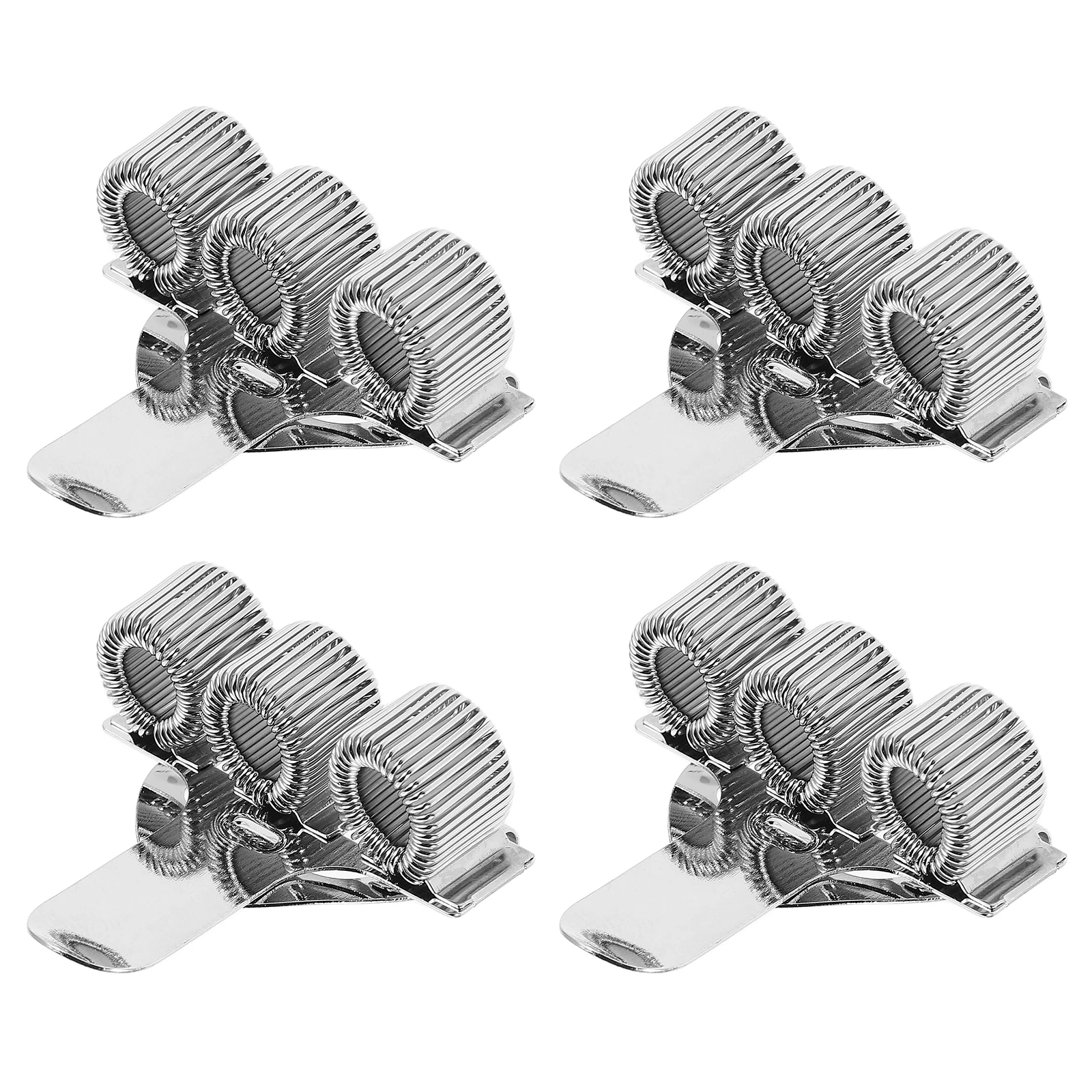 4pcs Metal Holder Spring Clip Stainless Steel Notebook Hook for Office School Clipboard Pen Holder Home Use
4pcs Metal Holder Spring Clip Stainless Steel Notebook Hook for Office School Clipboard Pen Holder Home Use
