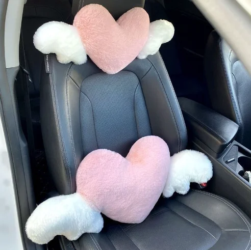 1Pcs Heart-Shaped Car Headrest Plush Love Neck Pillow Seat Universal Lumbar Pillow Back Car Cushion Support Accessories
1Pcs Heart-Shaped Car Headrest Plush Love Neck Pillow Seat Universal Lumbar Pillow Back Car Cushion Support Accessories
