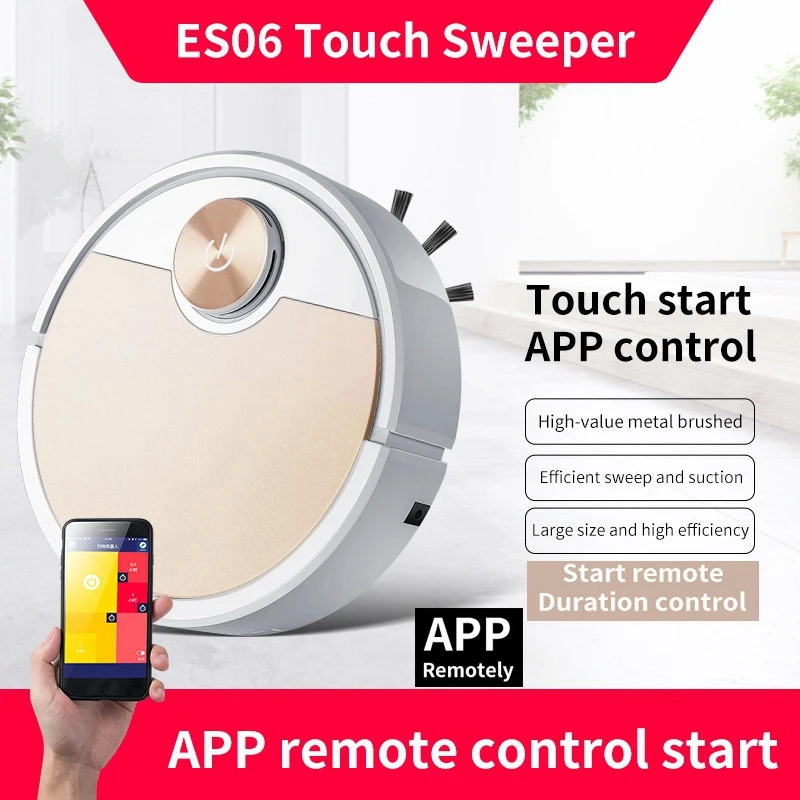 Electric vacuum cleaner Top ES06 Vacuum Cleaner APP Control&Intelligent Press Sweeper Mopping
Electric vacuum cleaner Top ES06 Vacuum Cleaner APP Control&Intelligent Press Sweeper Mopping