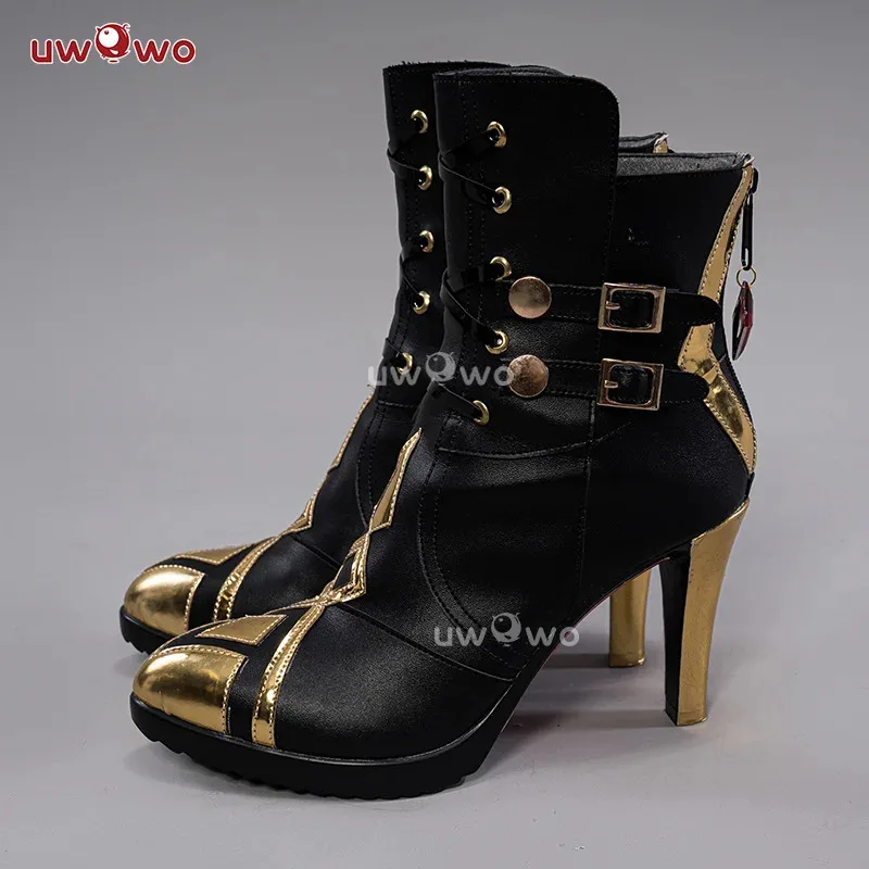 CyUWOWO Game Genshin Impact Cosplay Fatui Harbinger The Knave Arlecchino Costume Shoes Boots
CyUWOWO Game Genshin Impact Cosplay Fatui Harbinger The Knave Arlecchino Costume Shoes Boots
