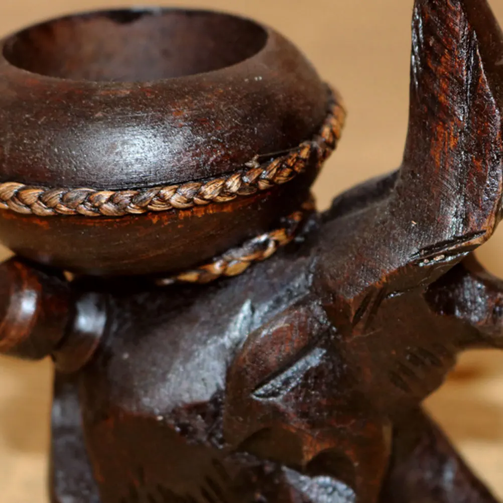 1pc Solid Wood Elephant Holder Retro Candlestick Decorative Stand Reusable Home Holiday Decoration Gift Wedding
1pc Solid Wood Elephant Holder Retro Candlestick Decorative Stand Reusable Home Holiday Decoration Gift Wedding