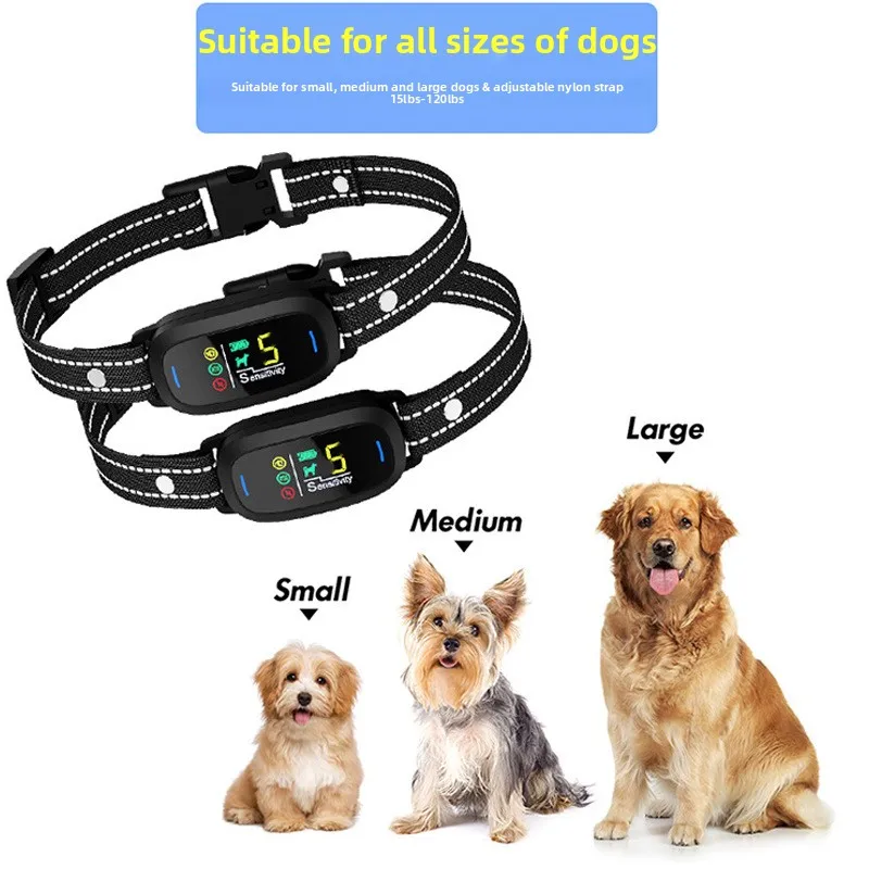 Color screen barking stopper, rechargeable waterproof dog trainer, accurately identify dog barking, prevent accidental touch of
Color screen barking stopper, rechargeable waterproof dog trainer, accurately identify dog barking, prevent accidental touch of