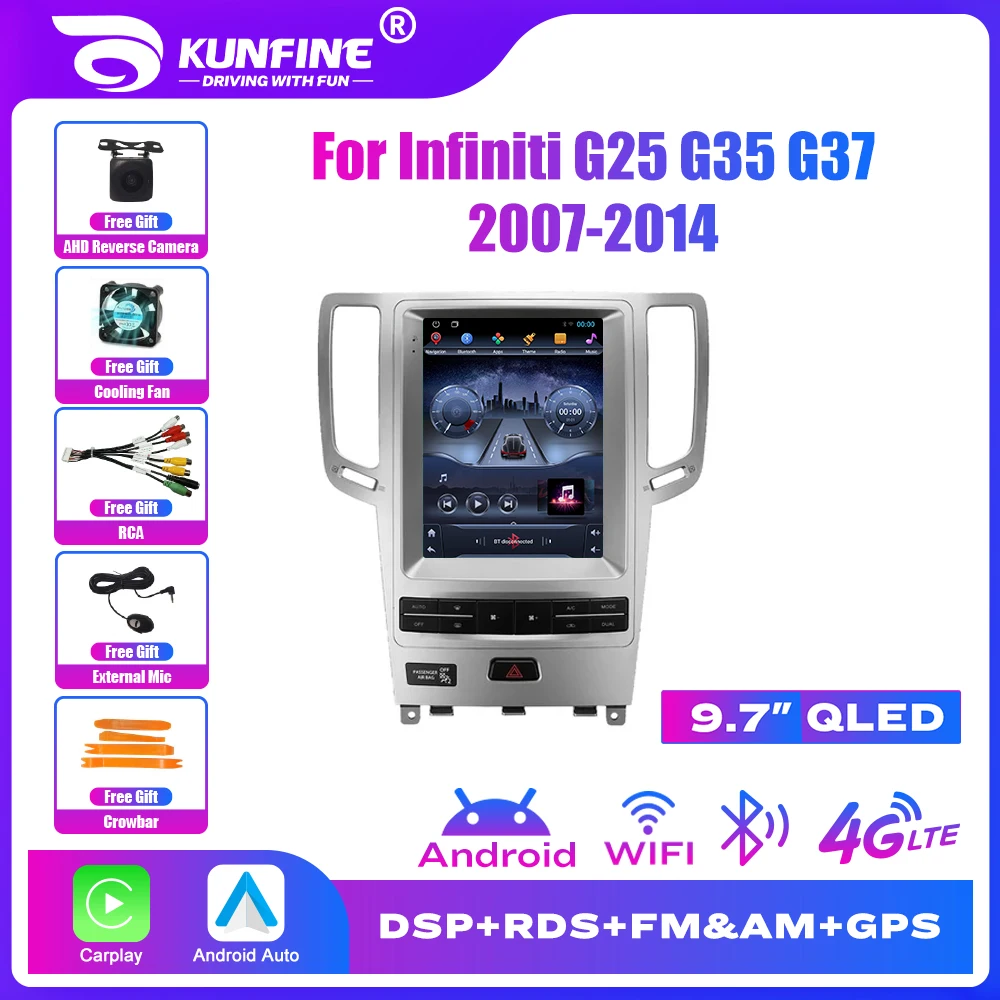 9,7-дюймовый автомобильный радиоприемник Android для Infiniti G25 G35 G37 2007-14, стерео Tesla Style 2 Din, автомобильный мультимедийный видеоплеер, DVD, GPS-навигация
9,7-дюймовый автомобильный радиоприемник Android для Infiniti G25 G35 G37 2007-14, стерео Tesla Style 2 Din, автомобильный мультимедийный видеоплеер, DVD, GPS-навигация