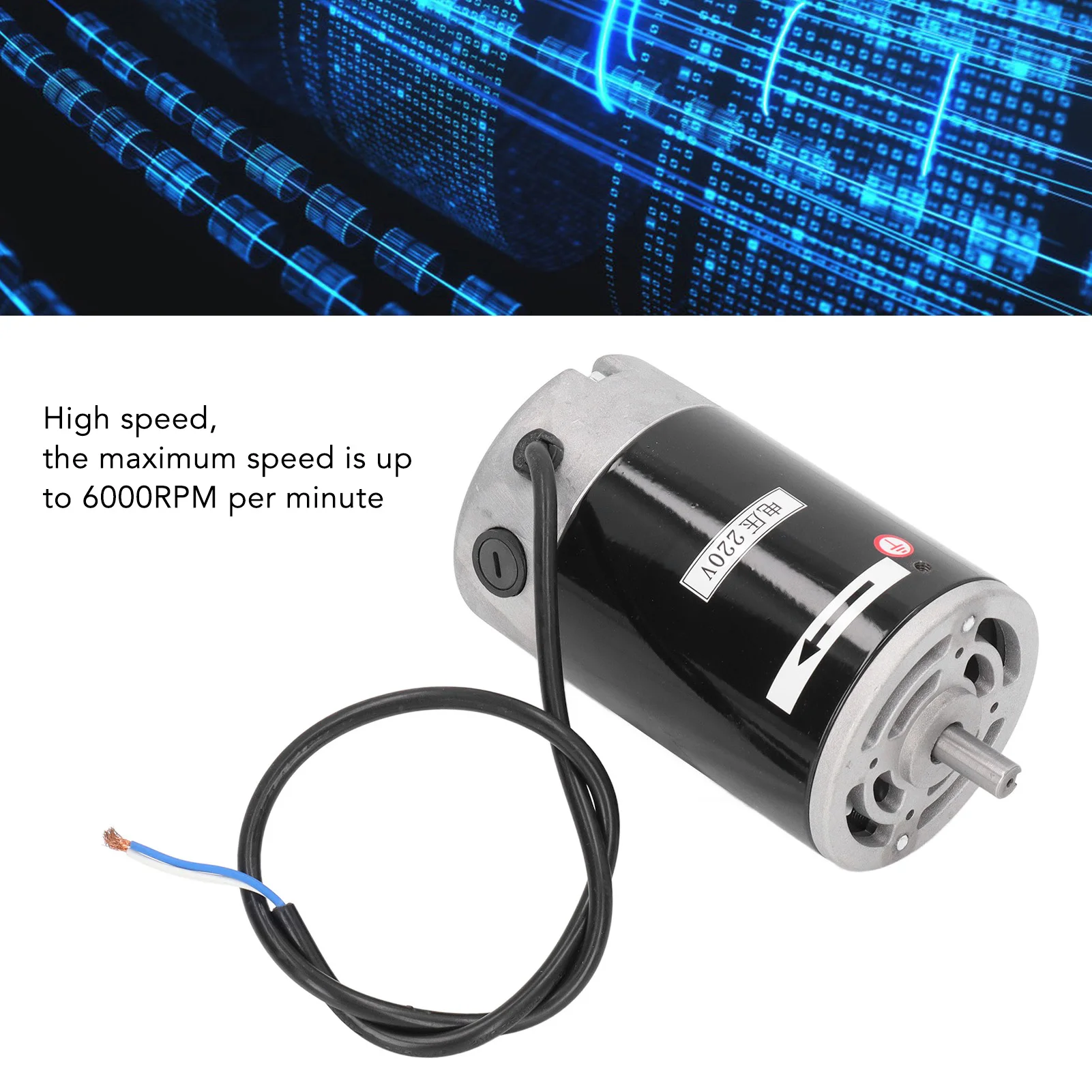 6000RPM Lathe Motor Mini Lathe Motor 550W 6000RPM Large Torsion Low Noise Stable Drive Iron Lathe Machine Motor for CJ18A
6000RPM Lathe Motor Mini Lathe Motor 550W 6000RPM Large Torsion Low Noise Stable Drive Iron Lathe Machine Motor for CJ18A