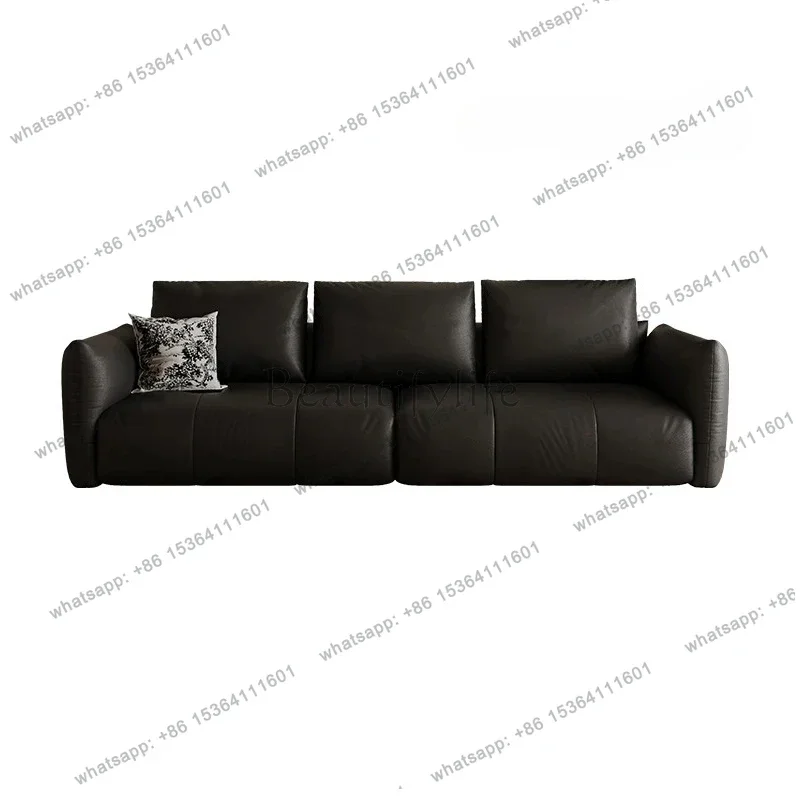 yj9 French retro square sofa leather first layer cowhide simple modern living room black sofa
yj9 French retro square sofa leather first layer cowhide simple modern living room black sofa
