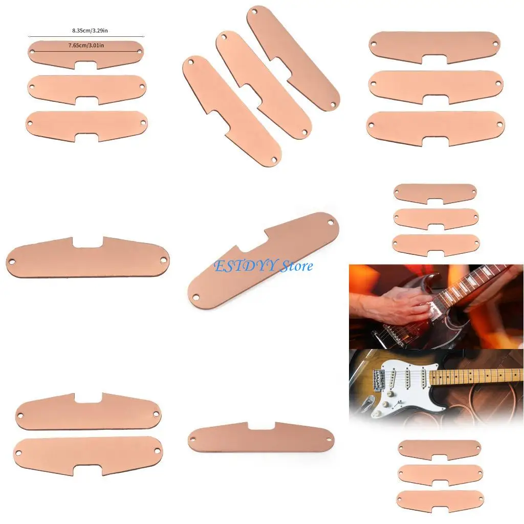 G6DE 3Piece Single Coil Pickups Baseplate Quick Changing System Copper Texture
G6DE 3Piece Single Coil Pickups Baseplate Quick Changing System Copper Texture