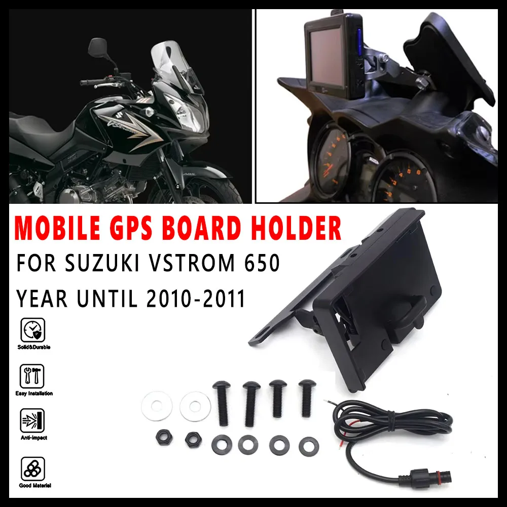 NEW Motorcycle For SUZUKI VSTROM 650 Until 2004-2011 Bracket Mobile Phone GPS Board Bracket Navigation Bracket Holder Black
NEW Motorcycle For SUZUKI VSTROM 650 Until 2004-2011 Bracket Mobile Phone GPS Board Bracket Navigation Bracket Holder Black