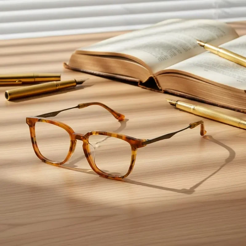 Handmade Amber Eyewear Frame Spectacles Glasses Optical Titanium Glasses Frame for Men Women Ideal for Daily Wear Eyeglasses
Handmade Amber Eyewear Frame Spectacles Glasses Optical Titanium Glasses Frame for Men Women Ideal for Daily Wear Eyeglasses