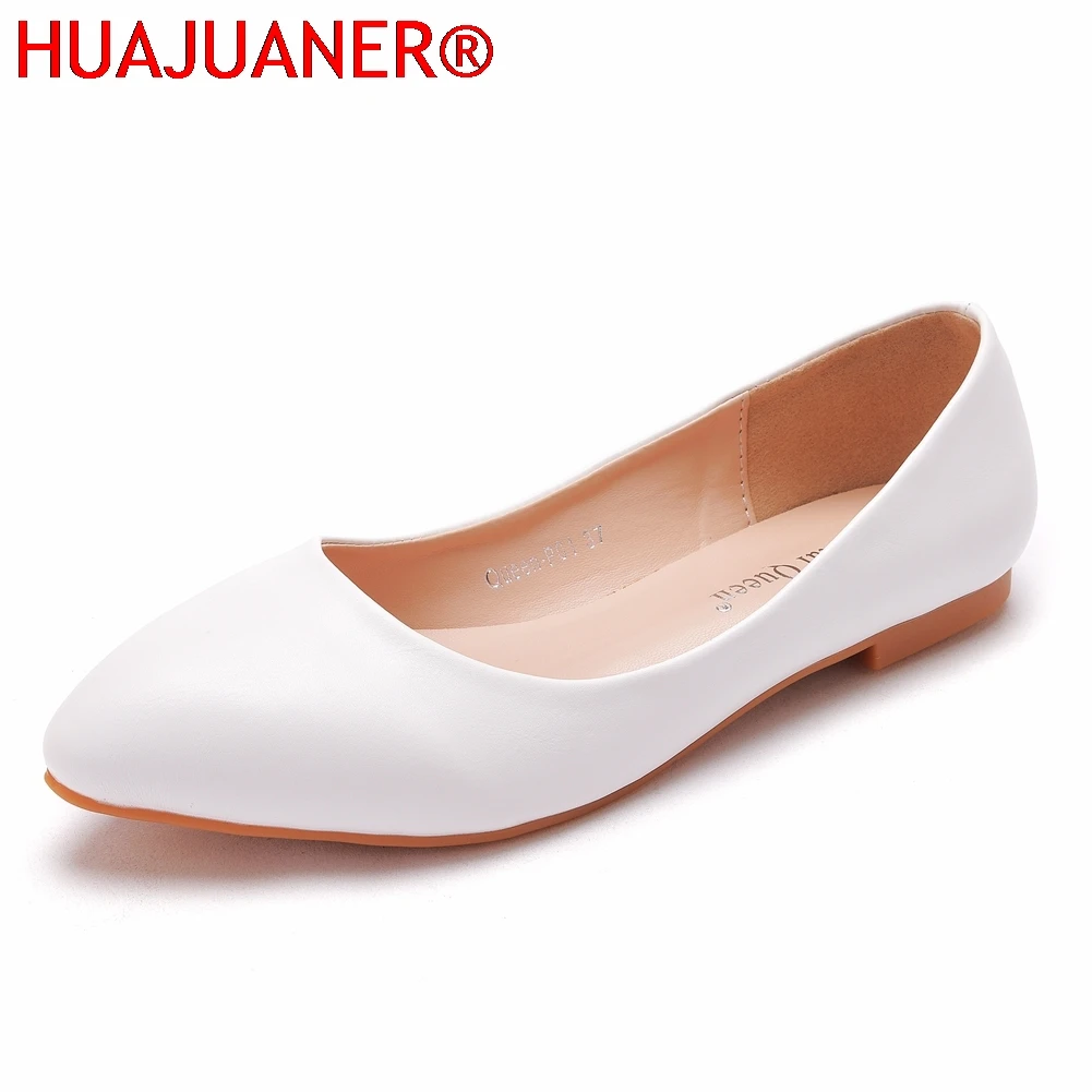 Crystal Queen New Women Shoes Leather Platform Heels White Pointed Toe Girl Flats
Crystal Queen New Women Shoes Leather Platform Heels White Pointed Toe Girl Flats