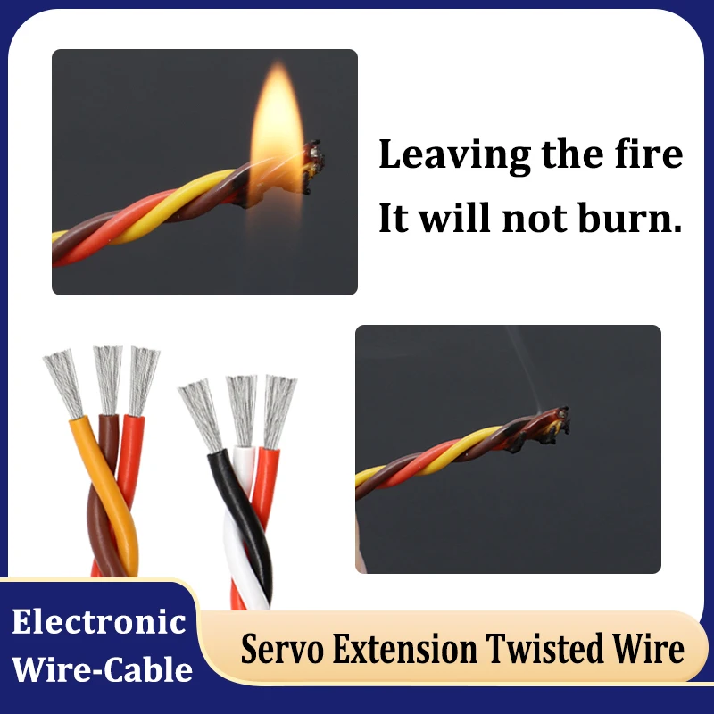 1m~50m Twist Servo Extension Cable 22AWG 26AWG JR Futaba 3 Way Twisted Wire 30 Core 60 Core For RC Model Airplane Accessories
1m~50m Twist Servo Extension Cable 22AWG 26AWG JR Futaba 3 Way Twisted Wire 30 Core 60 Core For RC Model Airplane Accessories