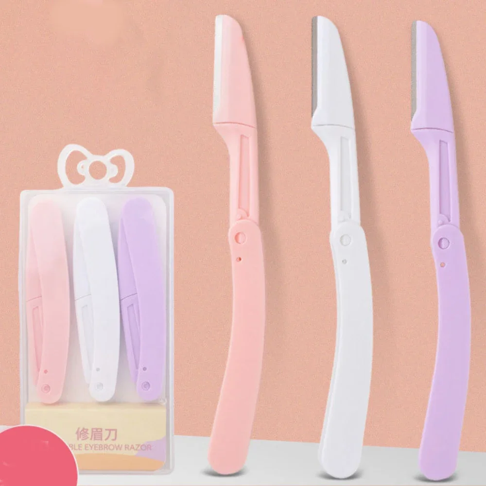 3Pcs/set Eyebrow Trimmer Facial for women Pocketknife Eyebrow Profiler Hair Remover for Ladies Face Eyebrow Shaper Shaver
3Pcs/set Eyebrow Trimmer Facial for women Pocketknife Eyebrow Profiler Hair Remover for Ladies Face Eyebrow Shaper Shaver