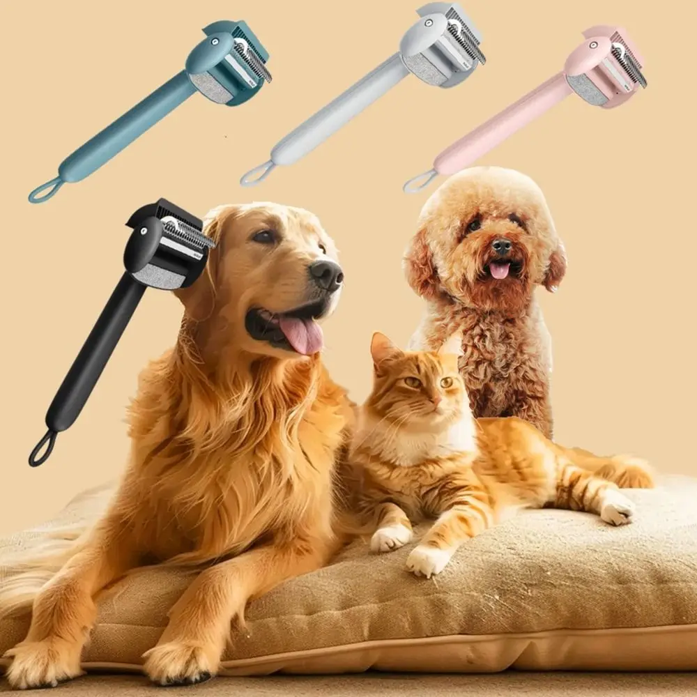 Hanging Pet Knot Untangling Comb Hair Removal Flip-Top Pet Shedding Brush with Anti-Static Cloth Comfort Grip
Hanging Pet Knot Untangling Comb Hair Removal Flip-Top Pet Shedding Brush with Anti-Static Cloth Comfort Grip