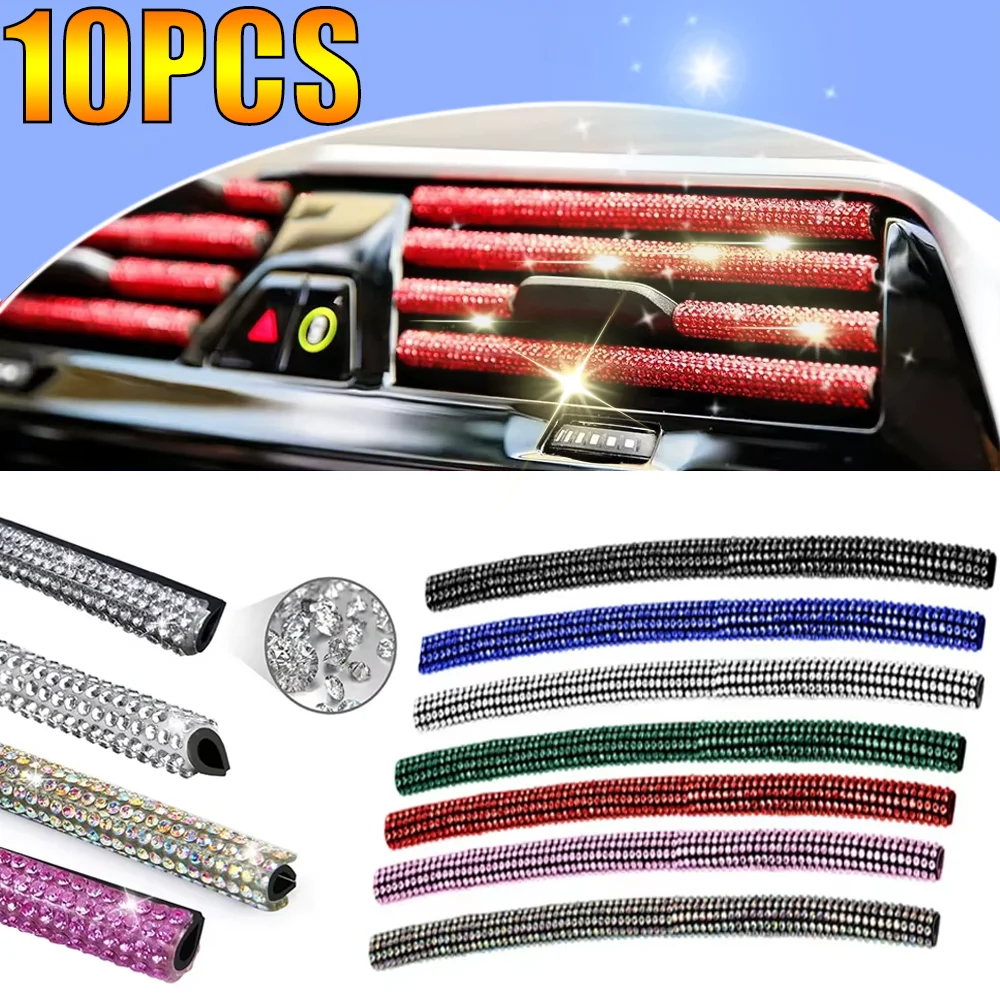 10Pcs Car Air Conditioner Outlet Decorative Strips Wholesale Colorful Diamond U Shape Rhinestone Clip Sticker Auto Accessories
10Pcs Car Air Conditioner Outlet Decorative Strips Wholesale Colorful Diamond U Shape Rhinestone Clip Sticker Auto Accessories