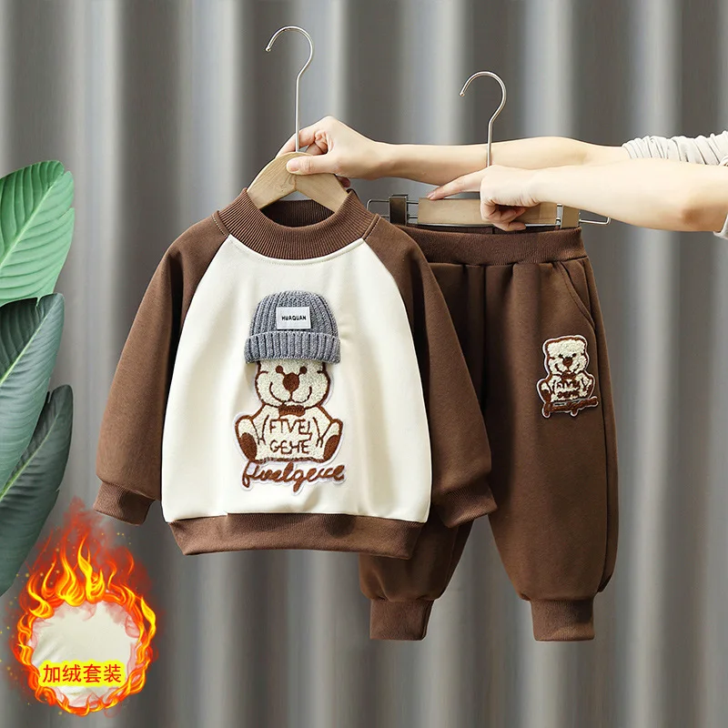 Winter Baby Girl Boy Clothes Set 3D Embroidery Thicken Fleece Warm Sweatshirt Pants Boy Tracksuit Toddler Clothes Outfit 2-10Y
Winter Baby Girl Boy Clothes Set 3D Embroidery Thicken Fleece Warm Sweatshirt Pants Boy Tracksuit Toddler Clothes Outfit 2-10Y