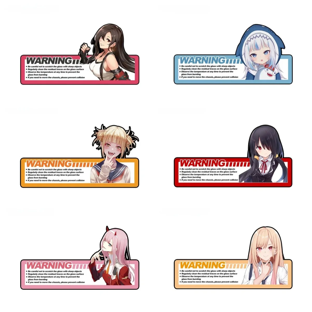 Creative Anime Warning Car Sticker for Bicycle Motorcycle Laptop Helmet Trunk Wall Vinyl Decals Decoration
Creative Anime Warning Car Sticker for Bicycle Motorcycle Laptop Helmet Trunk Wall Vinyl Decals Decoration