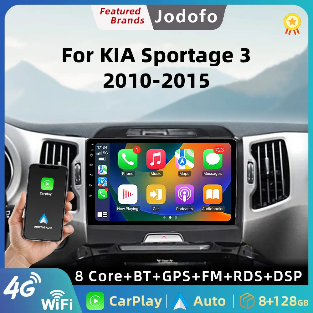 Jodofo 2Din Car Radio Multimedia Video Player For KIA Sportage 3 2010-2016 Navigation GPS Head Unit Carplay Wifi 4G Android 12
Jodofo 2Din Car Radio Multimedia Video Player For KIA Sportage 3 2010-2016 Navigation GPS Head Unit Carplay Wifi 4G Android 12