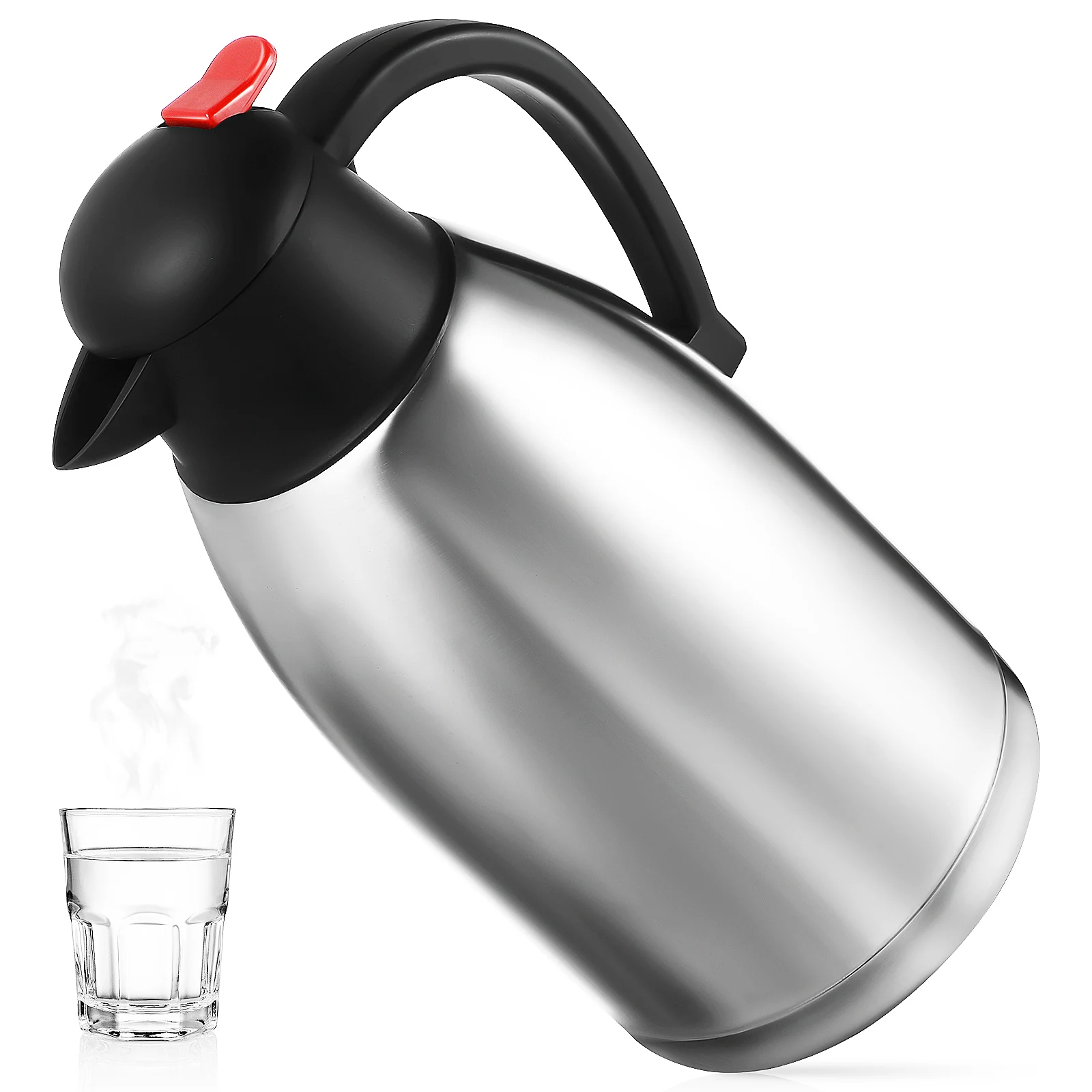 Thermal Jug Carafe Insulated for Hot Liquids Stainless Pitcher with Lid Travel Mug Coffee Container Milk Steel Jugs
Thermal Jug Carafe Insulated for Hot Liquids Stainless Pitcher with Lid Travel Mug Coffee Container Milk Steel Jugs