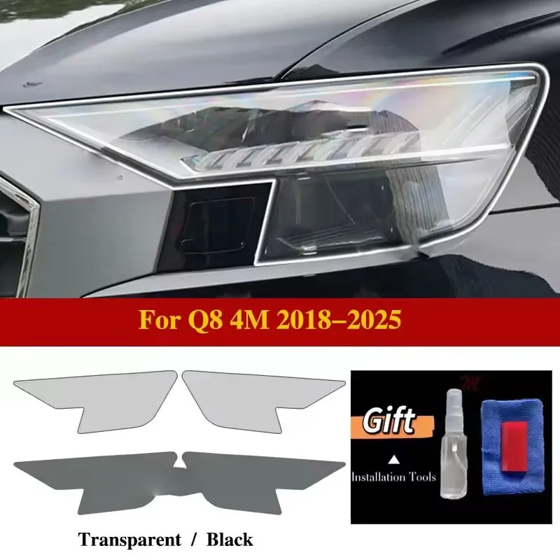 For Q8 4M 2018-2025 Car Headlight Protective Film Front Headlamp Transparent Black TPU Exterior Anti-scratch Sticker Accessories
For Q8 4M 2018-2025 Car Headlight Protective Film Front Headlamp Transparent Black TPU Exterior Anti-scratch Sticker Accessories