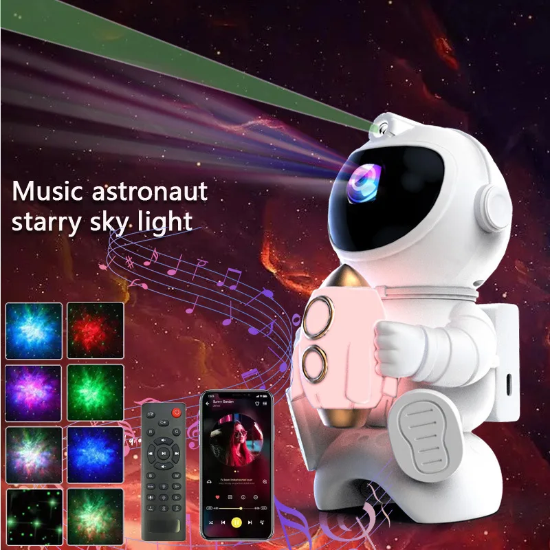 astronaut bluetooth speaker star projector night light 360° usb type-c remote 8 nebula mode party bedroom living room home decor
astronaut bluetooth speaker star projector night light 360° usb type-c remote 8 nebula mode party bedroom living room home decor