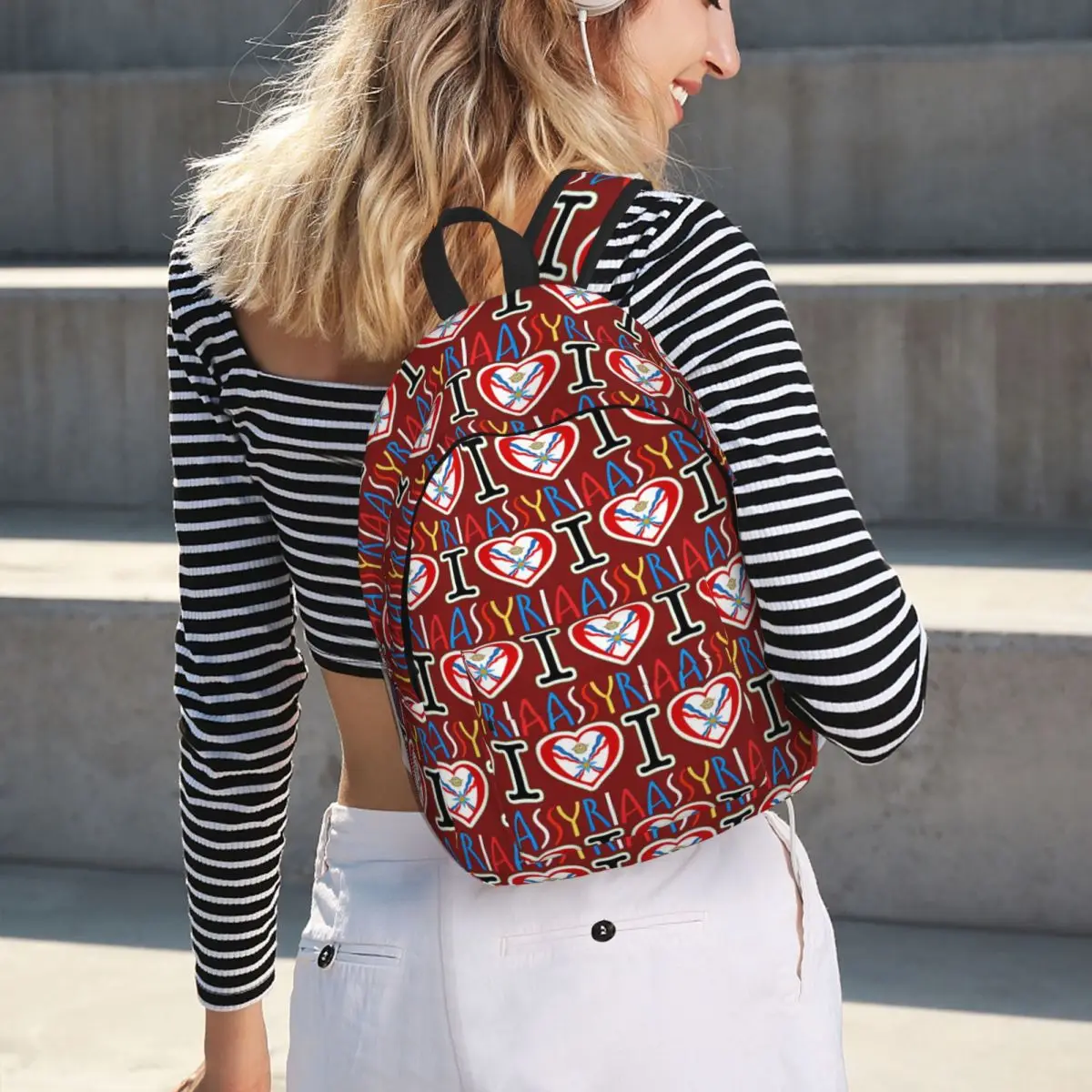 I LOVE ASSYRIA Student Backpack School Bag Hiking Travel Daypack for Men Women Fashion Bookbag Shoulder Bags
I LOVE ASSYRIA Student Backpack School Bag Hiking Travel Daypack for Men Women Fashion Bookbag Shoulder Bags