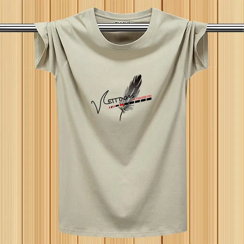 Loose Comfortable Thin Short Sleeve round Neck T-Shirt for Men plus Size Fashionable New Item Summer Sweatshirt Casual Basic
Loose Comfortable Thin Short Sleeve round Neck T-Shirt for Men plus Size Fashionable New Item Summer Sweatshirt Casual Basic