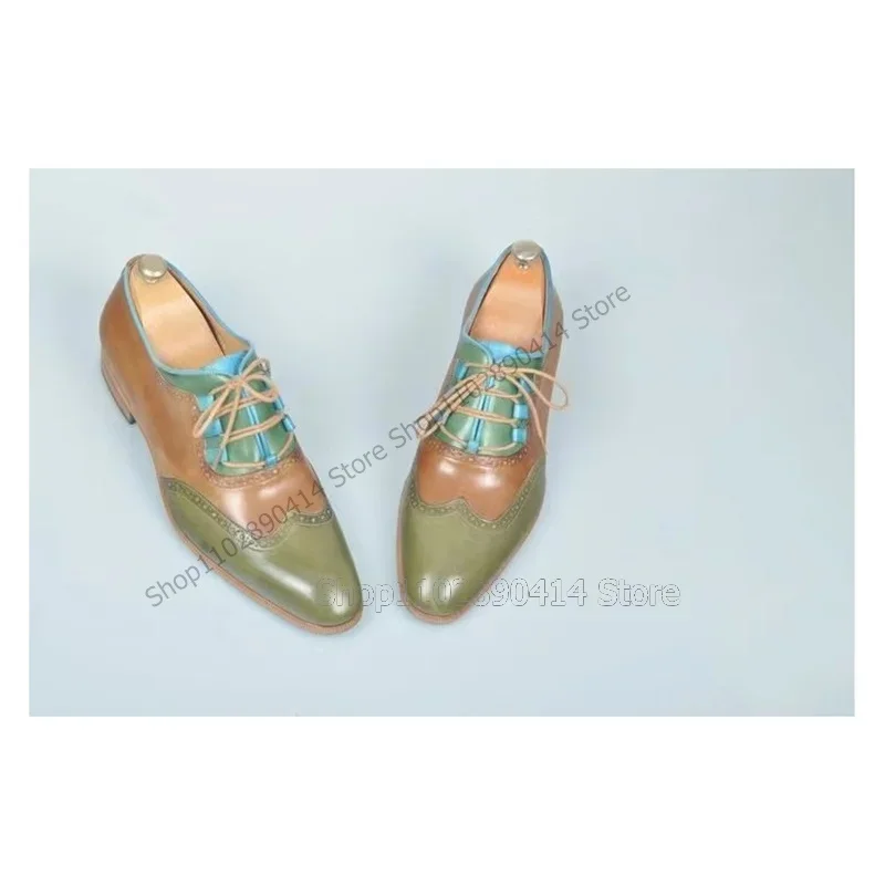 Mixed Color Cross Tied Pointed Toe Men Shoes Fashion Lace Up Men Casual Shoes New Handmade Party Banquet Office Men Dress Shoes
Mixed Color Cross Tied Pointed Toe Men Shoes Fashion Lace Up Men Casual Shoes New Handmade Party Banquet Office Men Dress Shoes