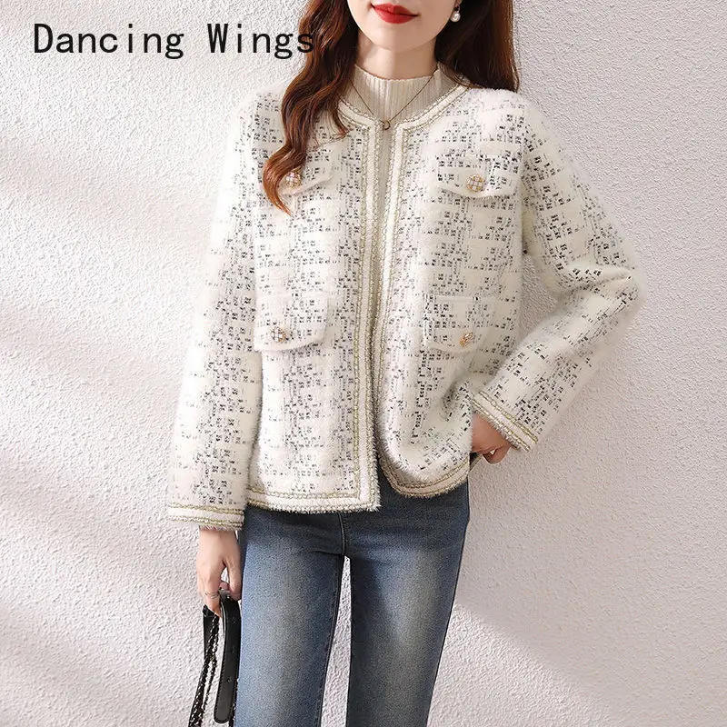 High Fashion Cardigan Women Runway Sweater Coat Designer Knitted Jacket 2024 Autumn Winter Thick O Neck Open Stitch Coat Jacket
High Fashion Cardigan Women Runway Sweater Coat Designer Knitted Jacket 2024 Autumn Winter Thick O Neck Open Stitch Coat Jacket