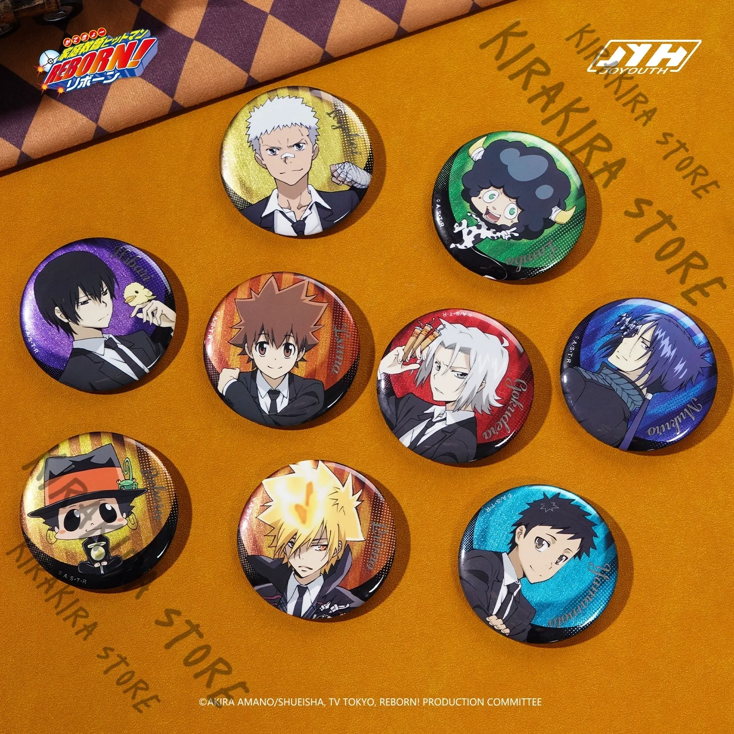 HITMAN REBORN Reborn Gokudera Hayato Rokudou Mukuro Official Anime Breastpin 75mm Tinplate Badge Emblem Brooch Mascot Xmas Gift
HITMAN REBORN Reborn Gokudera Hayato Rokudou Mukuro Official Anime Breastpin 75mm Tinplate Badge Emblem Brooch Mascot Xmas Gift