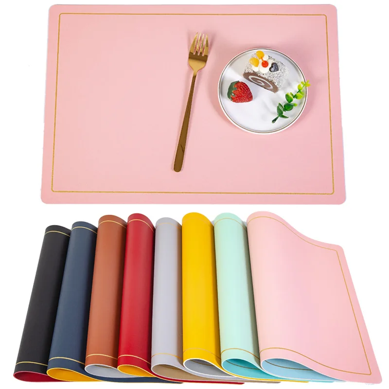 Nordic Gold Phnom Penh Double Leather Placemat, Waterproof and Oil Proof Table Coaster, Modern and Simple
Nordic Gold Phnom Penh Double Leather Placemat, Waterproof and Oil Proof Table Coaster, Modern and Simple