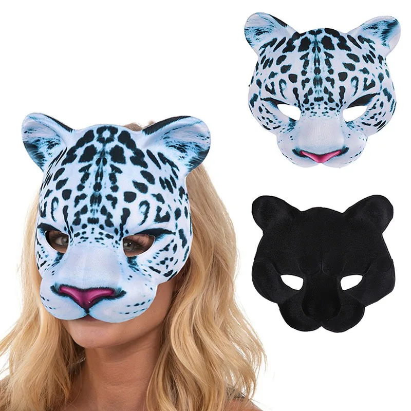 Halloween Mask Easter Half Face Snow Leopard Animal Mask Mardi Gras Carnival Party Makeup Ball Props EVA
Halloween Mask Easter Half Face Snow Leopard Animal Mask Mardi Gras Carnival Party Makeup Ball Props EVA