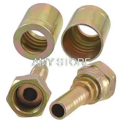 2pcs Hydraulic Fittings Metal 1/2" BSP Thread Flat End Oil Pipe Connectors
2pcs Hydraulic Fittings Metal 1/2" BSP Thread Flat End Oil Pipe Connectors