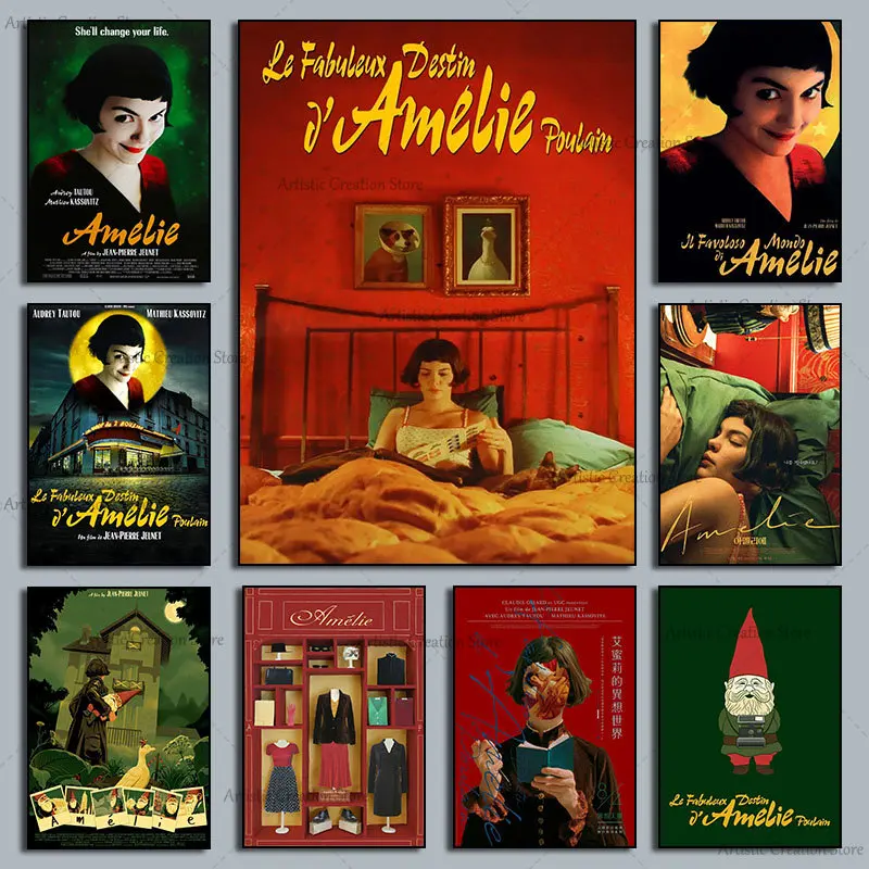 Amelie Movie Classic Film Print Art Canvas Poster For Living Room Decor Home Wall Picture
Amelie Movie Classic Film Print Art Canvas Poster For Living Room Decor Home Wall Picture