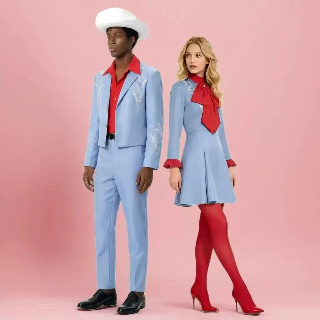 Satge Die with A Smile Lady Bruno Mars Cosplay Costume Gaga Blue Fancy Dress Halloween Party Outfit Man Woman Adult Cowboy Suit
Satge Die with A Smile Lady Bruno Mars Cosplay Costume Gaga Blue Fancy Dress Halloween Party Outfit Man Woman Adult Cowboy Suit