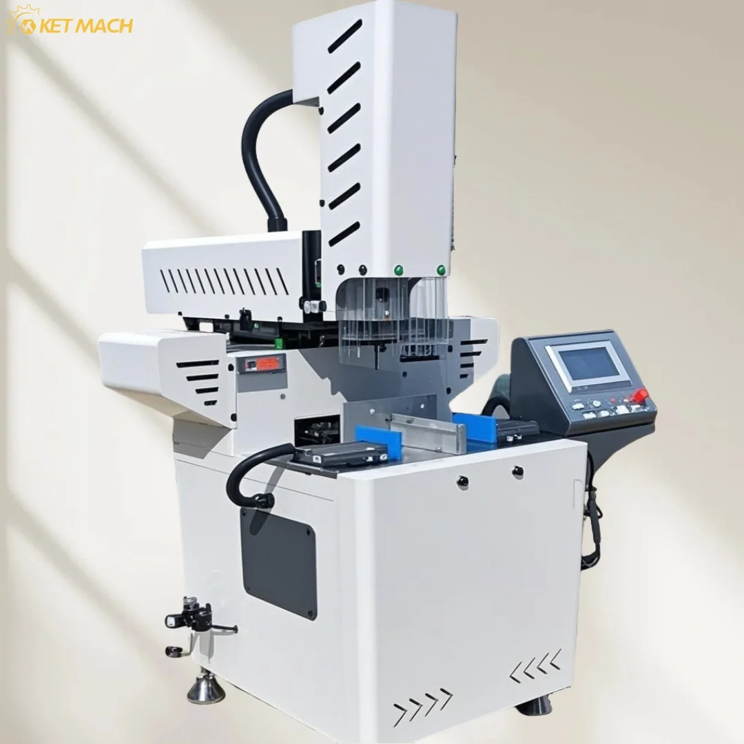 KET Low Price CNC 400 Milling and Drilling Machine Router Machine for Aluminum Window Door Machine
KET Low Price CNC 400 Milling and Drilling Machine Router Machine for Aluminum Window Door Machine
