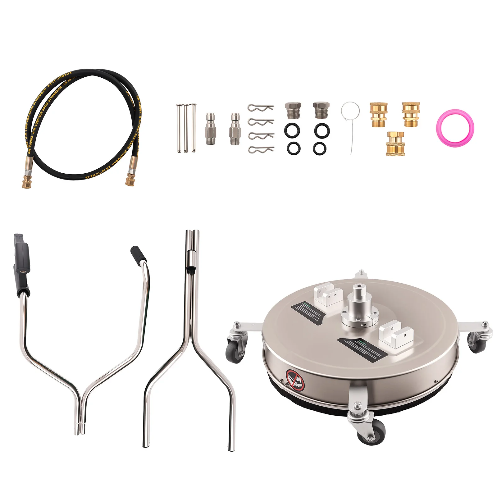 20-дюймовая насадка для очистки поверхностей под давлением 4500 фунтов на кв. дюйм, из нержавеющей стали, с защитой от брызг
20-дюймовая насадка для очистки поверхностей под давлением 4500 фунтов на кв. дюйм, из нержавеющей стали, с защитой от брызг