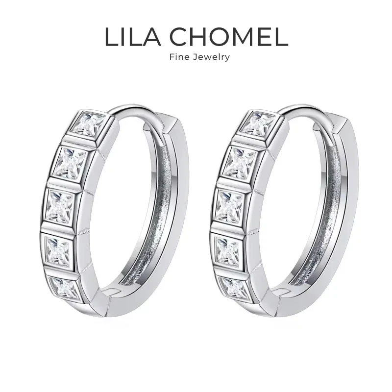 Женские серьги-кольца из белого золота 18 карат на День святого Валентина, подарок на день рождения для девочек, 0,8 карата, муассанит, бриллиант, свадебные PT950, платиновые украшения 
Женские серьги-кольца из белого золота 18 карат на День святого Валентина, подарок на день рождения для девочек, 0,8 карата, муассанит, бриллиант, свадебные PT950, платиновые украшения