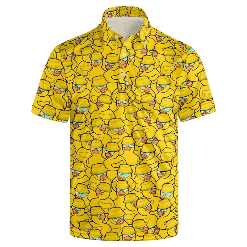 Duck 3D printed Polo shirt for men's and women's clothing Harajuku short sleeve fun animal little yellow duck buttons high qual
Duck 3D printed Polo shirt for men's and women's clothing Harajuku short sleeve fun animal little yellow duck buttons high qual